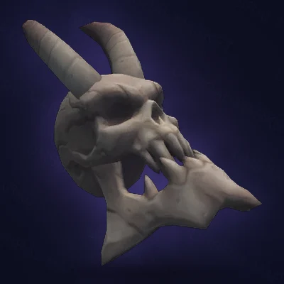 Maldraxxi Horned Beast Skull
