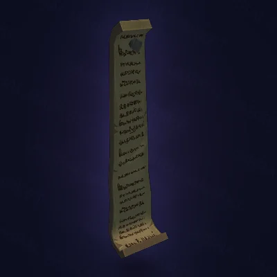 Ominous Ritual Wall Scroll