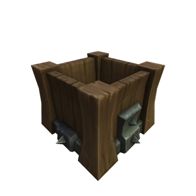 Open Crude Banded Crate