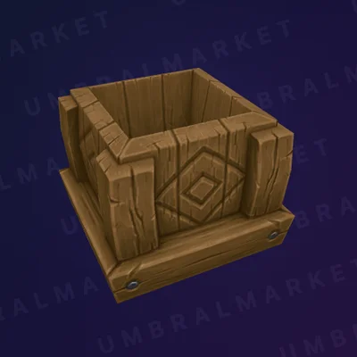 Open Sturdy Wooden Crate