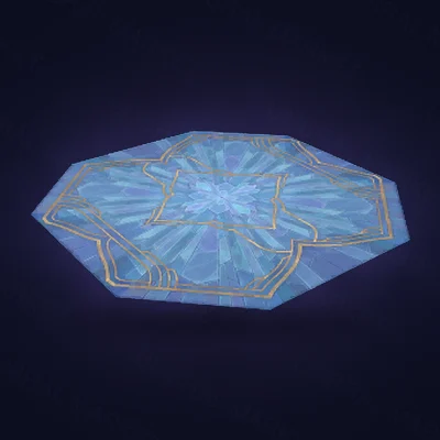 Ornate Kyrian Glass Platform