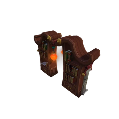 Pandaren Scholar's Bookcase — WoW Housing decor
