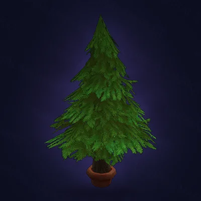 Pristine Winter Veil Pine Tree