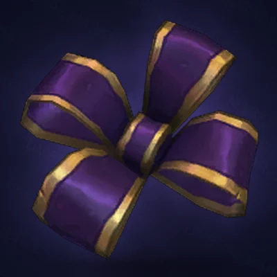 Purple Gift Bow
