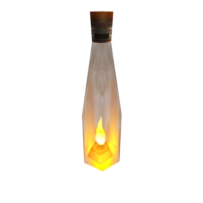 Pyrewood Glass Bottle — WoW Housing decor