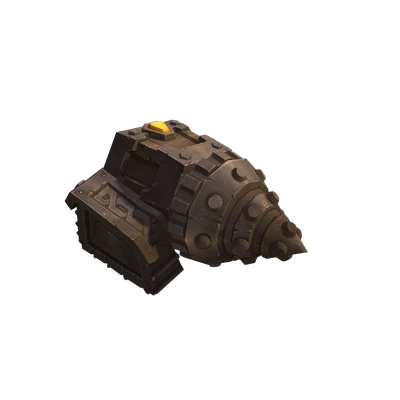 Replica Rumbling Wastes Drill Pod — WoW Housing decor