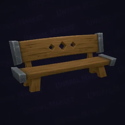 Restful Wooden Bench