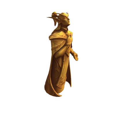Reverent Sin'dorei Statue