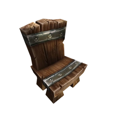 Rough Wooden Chair
