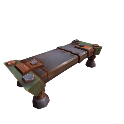Rusting Bolted Bench
