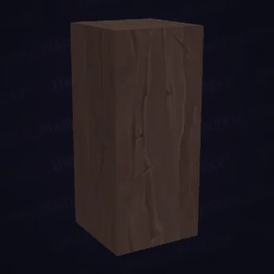 Short Square Wooden Column