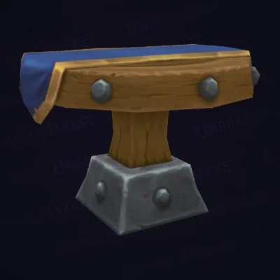 Small Covered Wooden Table
