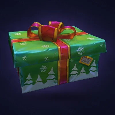 Small Green Winter Veil Gift