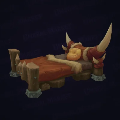 Small Orgrimmar Tusked Bed — WoW Housing decor