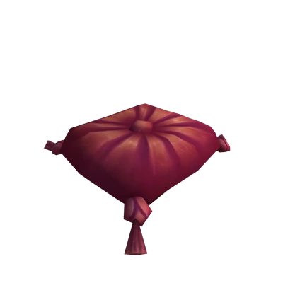 Small Red Suramar Seat Cushion