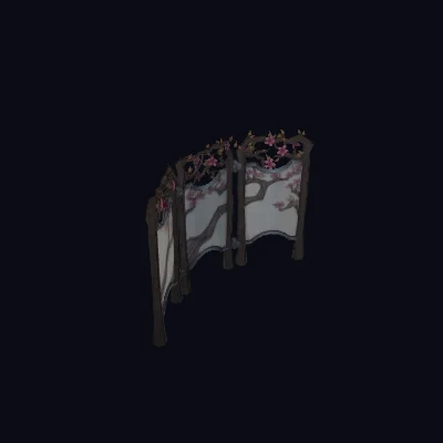 Spring Blossom Privacy Screen