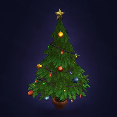 Star-Touched Winter Veil Pine Tree