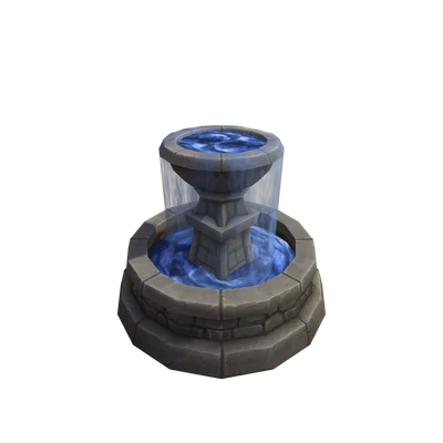 Stonework Fountain — WoW Housing decor