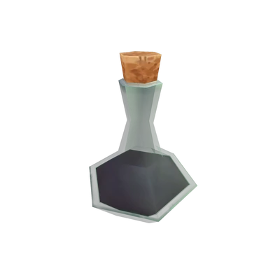 Stoppered Black Potion — WoW Housing decor