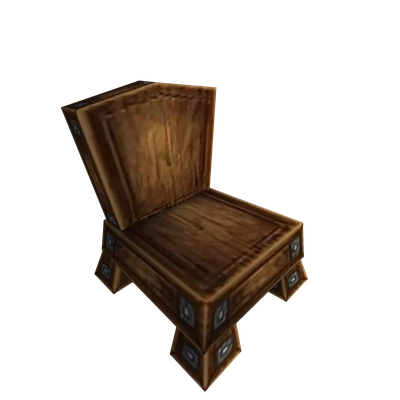 Studded Wooden Chair