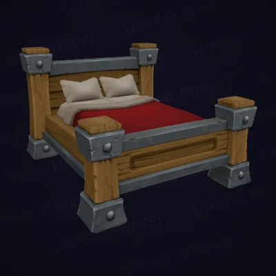Sturdy Wooden Bed