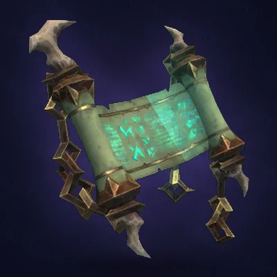 Suspended Lich Scroll