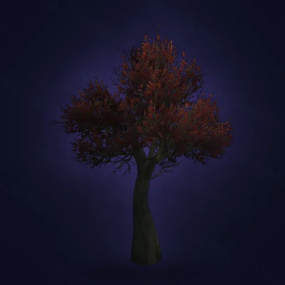 Tall Crimson Oak