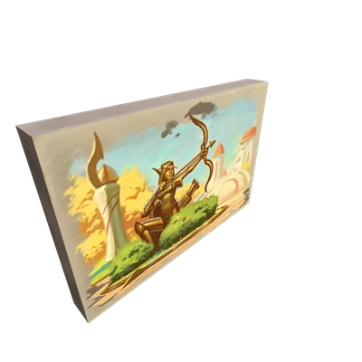 The Fallen Protectors" Unframed Painting