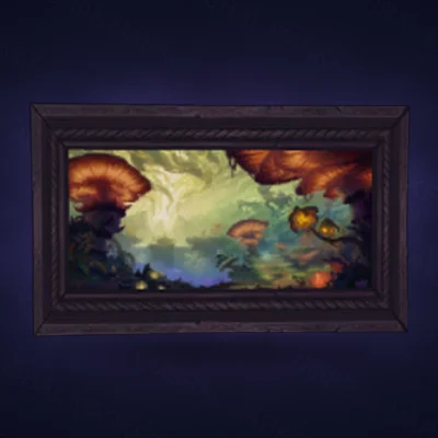 The Verdant Underwild" Painting — WoW Housing decor