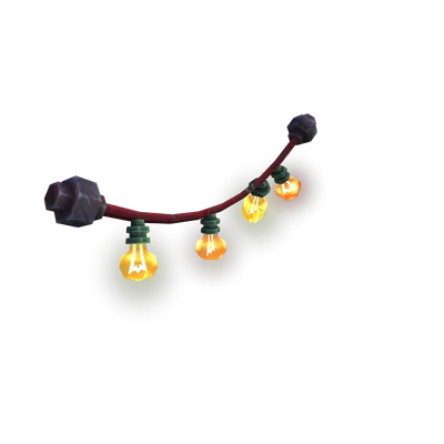Tiny String of Schmancy Goblin Lights