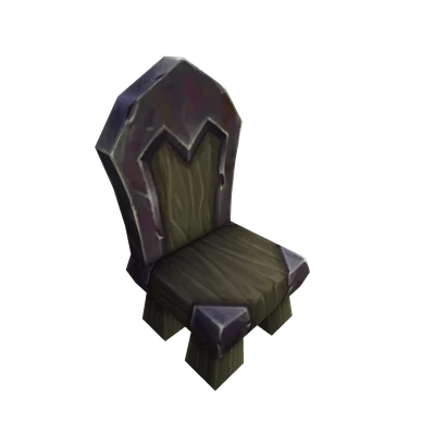 Tirisfal Wooden Chair — WoW Housing decor