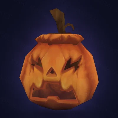 Unlit Shrieking Jack-o'-Lantern