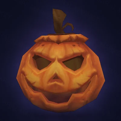 Unlit Smiling Jack-o'-Lantern