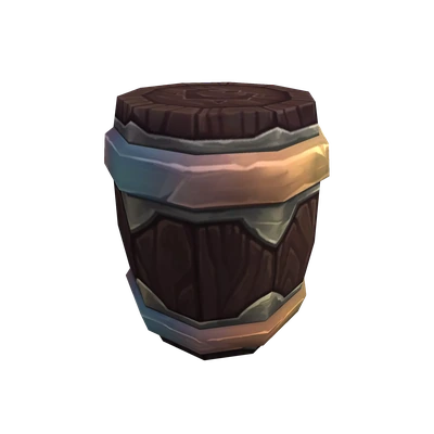 Valdrakken Banded Barrel — WoW Housing decor