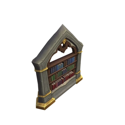 Valdrakken Bookcase — WoW Housing decor