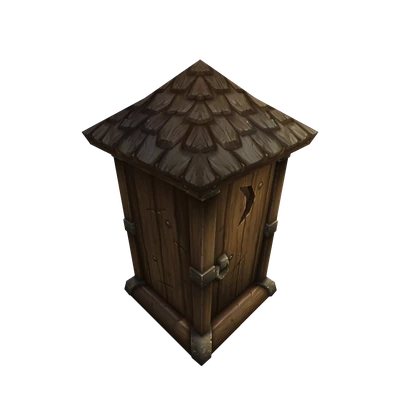Wooden Outhouse